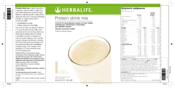 Protein drink mix Herbalife skład