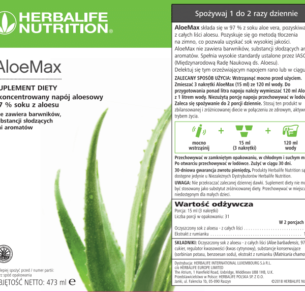 Skład AloeMAX Herbalife